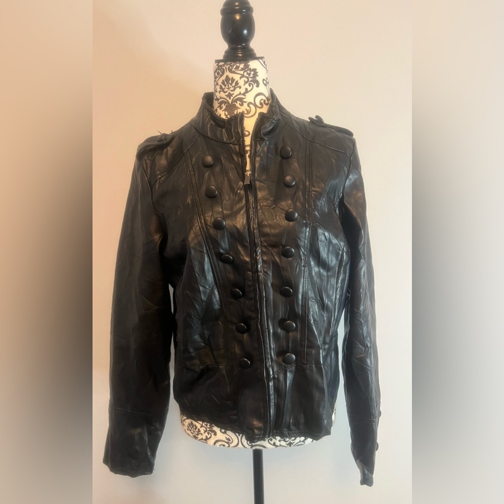 Pleather jacket